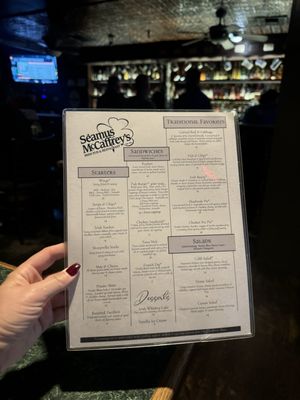 Menu photo 1 Seamus McCaffrey's Phoenix, AZ Menu photo 1 Seamus McCaffrey's Phoenix, AZ