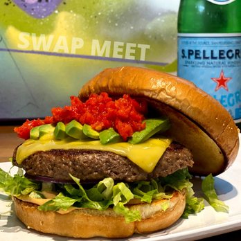 Flip's Griddle-Burger - Swap Meet - Vegan Bun, Vegan Impossible Patty, Vegan Chao Cheese - Just Vegan & Dope - Burgers Near Me - Durham, North Carolina