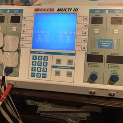 Cummings Chiropractic Family Wellness - Every treatment room has therapeutic high intensity muscle stim units which help aching and injured muscles recover faster.