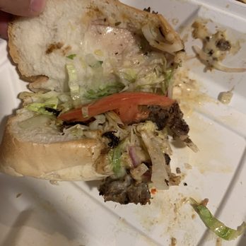 Sergio's - Husband order a Cheese Steak Hoagie to share. The meat was all in his side and mine had 2 small bits of meat. - Pizza Near Me - Midlothian, Virginia Sergio's - Husband order a Cheese Steak Hoagie to share. The meat was all in his side and mine had 2 small bits of meat. - Pizza Near Me - Midlothian, Virginia