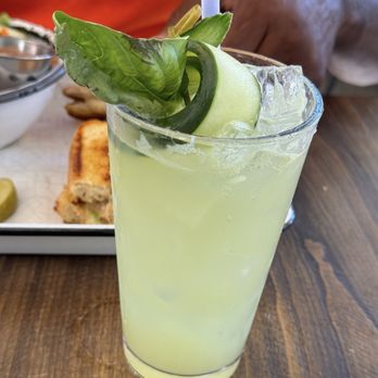 Batch & Brine - Cucumber spritz mock-tail - Burgers Near Me - Lafayette, California