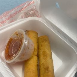 Fried pork egg rolls