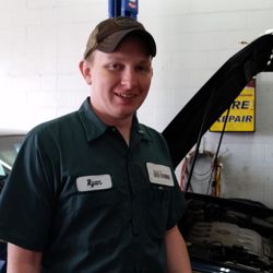 Bob's Auto Service - Ryan is one of our technicians that works hard every day!