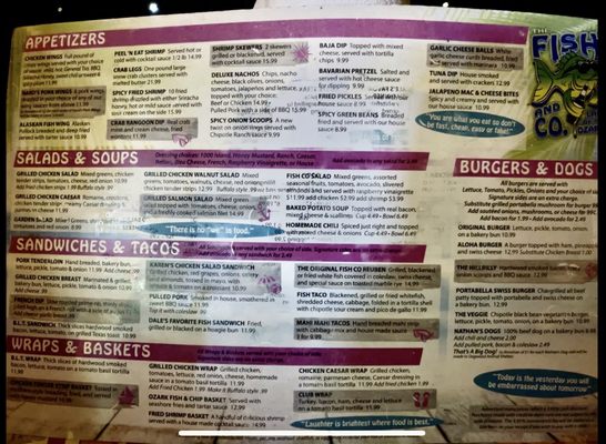Menu photo 1 The Fish & Co Camdenton, MO Menu photo 1 The Fish & Co Camdenton, MO