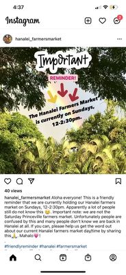 Hanalei Farmers Market - Hale Halawai 'Ohana O Hanalei by null