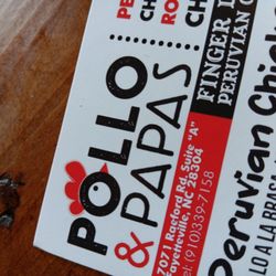 Pollo & Papas - Menu
