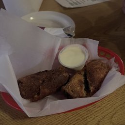 a basket of fried food