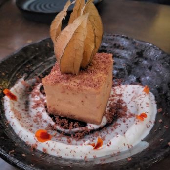 Pacha Nikkei - Lucuma cheesecake - Peruvian Near Me - Houston, Texas Pacha Nikkei - Lucuma cheesecake - Peruvian Near Me - Houston, Texas