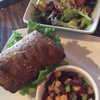 The Cafe - Veggie burger on wheat. - Sandwiches Near Me - Key West, Florida The Cafe - Veggie burger on wheat. - Sandwiches Near Me - Key West, Florida