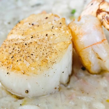 Osteria Langhe - Shrimp and Scallop Risotto - Italian Near Me - Chicago, Illinois Osteria Langhe - Shrimp and Scallop Risotto - Italian Near Me - Chicago, Illinois