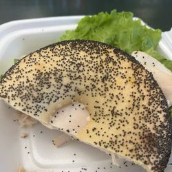 The Bagel Tree Cafe - Smoked Turkey on Poppyseed bagel