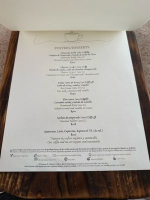 Menu photo 4 Luna Rooftop San Miguel de Allende, GUA