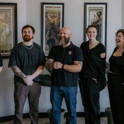 Red Arbor Tattoo - The Red Arbor Tattoo team at our studio in Tea, South Dakota. Female and male tattoo artists ready to bring your ideas to life.