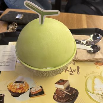Sulbing - Melon, mochi inside - Desserts Near Me - Santa Clara, California Sulbing - Melon, mochi inside - Desserts Near Me - Santa Clara, California