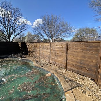 B and B Tree n fence - Horizontal fence after staining - Fences & Gates Near Me B and B Tree n fence - Horizontal fence after staining - Fences & Gates Near Me