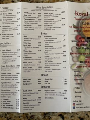 Menu photo 3 Royal Spice Linthicum Heights, MD