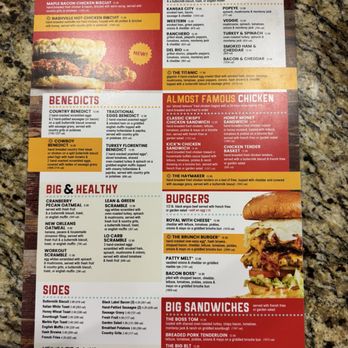 The Big Biscuit - Flip side of menu. - Breakfast & Brunch Near Me - Overland Park, Kansas The Big Biscuit - Flip side of menu. - Breakfast & Brunch Near Me - Overland Park, Kansas