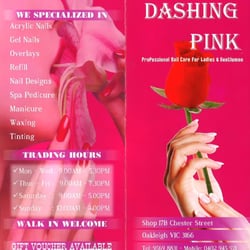 Dashing Pink - Pricelist