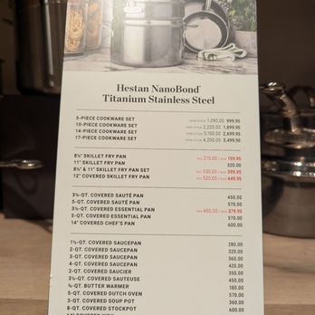 Williams-Sonoma - Current sale going on. But still overpriced - Furniture Stores Near Me - San Mateo, California