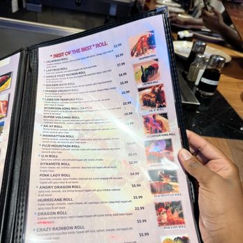 Volcano Steak & Sushi - menu - Sushi Bars Near Me - Hiram, Georgia