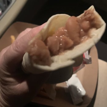 Del Taco - Tonight's bean (no cheese-YUCK!) burrito - Fast Food Near Me - Barstow, California