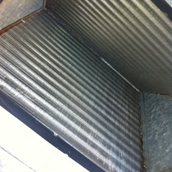 Air Maintenance Heating & Cooling - After Photo of recently cleaned coil - Heating & Air Conditioning/HVAC Near Me - Tucson, Arizona