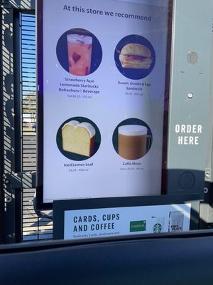 Menu photo 2 Starbucks Fresno, CA