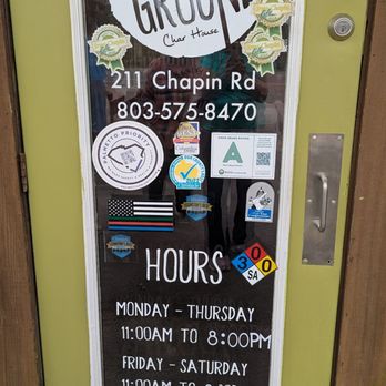 Higher Ground Char House - The front door with the restaurant grade of A. - Burgers Near Me - Chapin, South Carolina Higher Ground Char House - The front door with the restaurant grade of A. - Burgers Near Me - Chapin, South Carolina