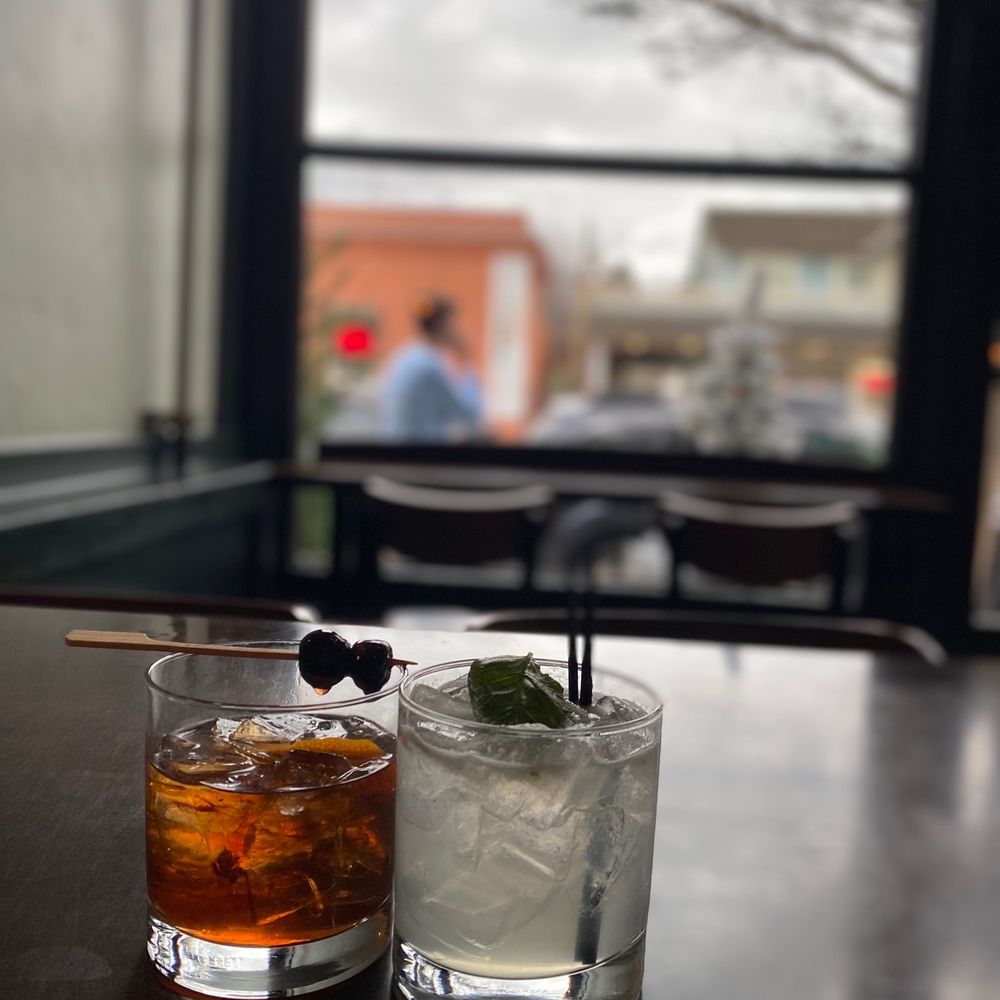 Regular Old Fashion & Lemon Basil Fizz Regular Old Fashion & Lemon Basil Fizz