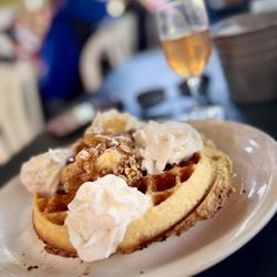 Apple Belgian waffle (the waiter called it the special waffle)