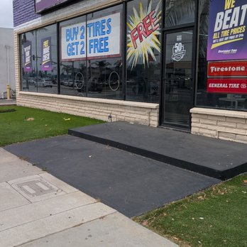 Discount Tire & Service Centers - Front of store facing street - Tires Near Me - Orange, California