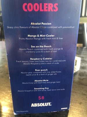 Menu photo 4 1876 Queenstown, OTA