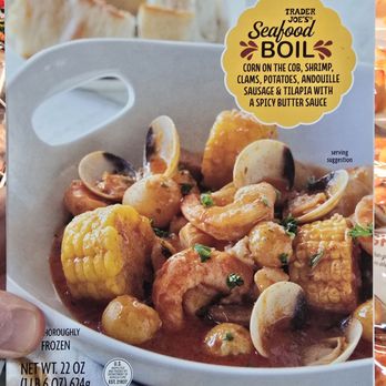 Trader Joe’s - A definite favorite @ $9.99/box -- TJ's Seafood Boil (serves 2) - Grocery Near Me - Paso Robles, California