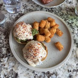 Avocado benedict Avocado benedict