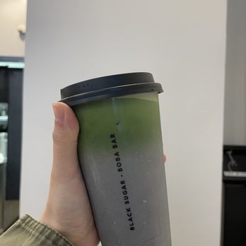 Black Sugar - Sesame Matcha Latte - Bubble Tea Near Me - San Francisco, California