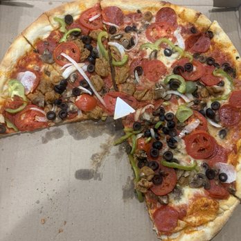 NYPD Pizza - 18" Supreme. Half no cheese - Pizza Near Me - Chandler, Arizona NYPD Pizza - 18" Supreme. Half no cheese - Pizza Near Me - Chandler, Arizona