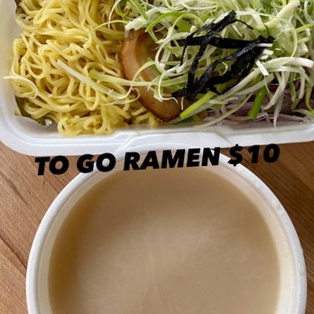 Oki Doki Roll & Sushi - $10 RAMEN: Comes with cha siu, egg, onions, bean sprouts. 3 flavor options TONKATSU (pictured), MISO, SHOYU. - Japanese Near Me - Brea, California