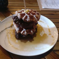 The Dispensary Coffee House - Chicken and Waffles