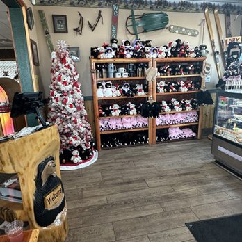 Black Bear Diner Waco - Inside near cashier lots of Bears - Diners Near Me - Waco, Texas