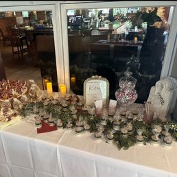 I used a piece for my favor table.