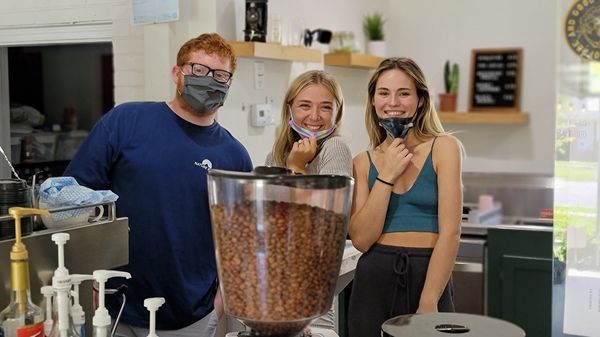 Laptop friendly cafe