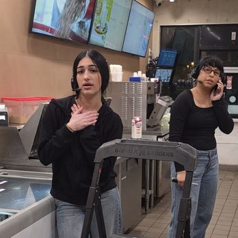 7 Leaves Cafe - Girl on right side, some kind of manager but refused to address the problem. - Coffee & Tea Near Me - Santa Ana, California