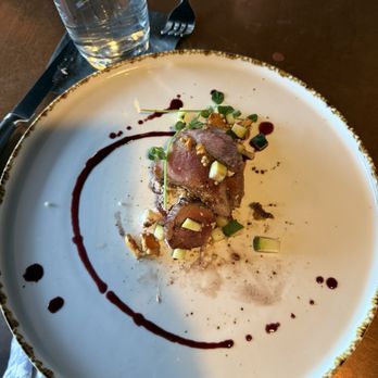 Revival Kitchen & Bar - Pork over smashed potato and goat cheese with red with Demi glaze. - Wine Bars Near Me - Concord, New Hampshire Revival Kitchen & Bar - Pork over smashed potato and goat cheese with red with Demi glaze. - Wine Bars Near Me - Concord, New Hampshire