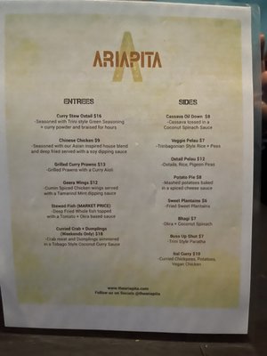 Menu photo 2 The Ariapita Brooklyn, NY Menu photo 2 The Ariapita Brooklyn, NY