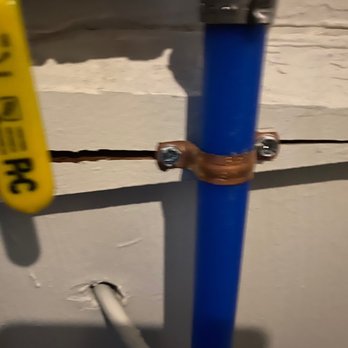 Cregger - cracked wood from not drilling screw holes first - Plumbing Near Me - Ferndale, Michigan