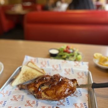 Swing Inn Cafe & BBQ - BBQ Chicken (1/2 Bird) - Breakfast & Brunch Near Me - Temecula, California Swing Inn Cafe & BBQ - BBQ Chicken (1/2 Bird) - Breakfast & Brunch Near Me - Temecula, California