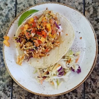 Three's Bar & Grill - Fish Taco $9 (Feb 2022) - Asian Fusion Near Me - Kihei, Hawaii
