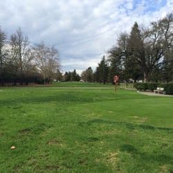 Mount St Helena Golf Course - First tee box and practice putting green