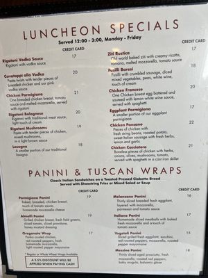 Menu photo 3 Cafe Baci Westbury, NY