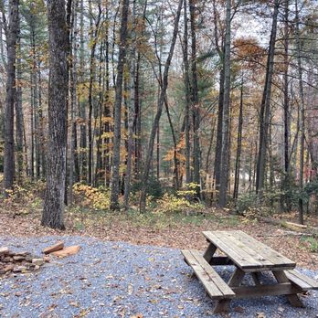 Bleu Canoe Rentals - Each Tiny home site has fire pit, grill and picnic table. - Vacation Rentals Near Me - Clarkesville, Georgia